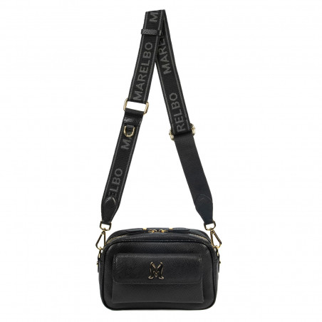 Women shoulder bag 006g black safiano