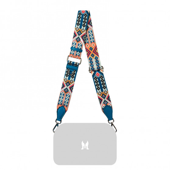 Curea de umar (chinga) 105g multicolor+blue electric