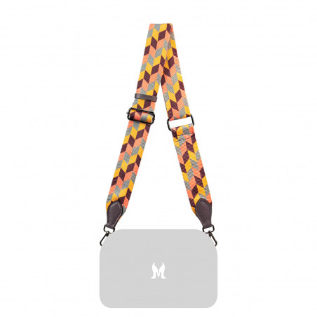 Curea de umar (chinga) 106g multicolor+purple