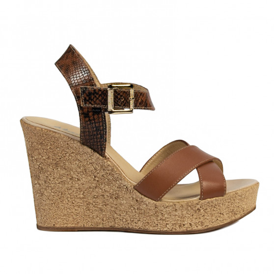 Women sandals 5095 brown combined