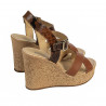 Women sandals 5095 brown combined