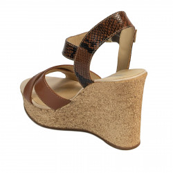 Women sandals 5095 brown combined