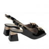 Women sandals 1297 patent black