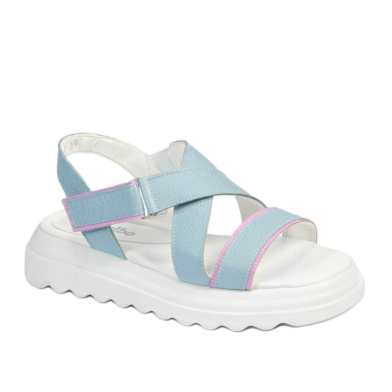 Women sandals 5092 bleu combined