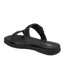 Women sandals 5091 black metalizat