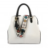 Women hand bag 002g white+black