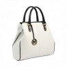 Women hand bag 002g white+black