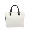 Women hand bag 002g white+black