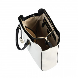 Women hand bag 002g white+black