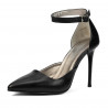 Women stylish, elegant shoes 1296 black