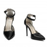 Women stylish, elegant shoes 1296 black