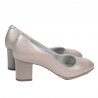 Women stylish, elegant shoes 1268 cappuccino pearl