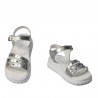Women sandals 5096 silver