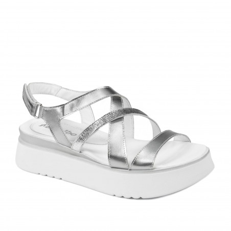 Women sandals 5100 silver combined