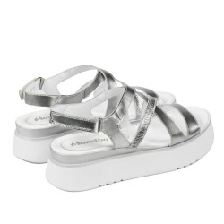 Women sandals 5100 silver combined