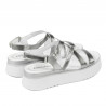 Women sandals 5100 silver combined