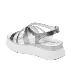 Women sandals 5100 silver combined