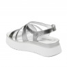 Women sandals 5100 silver combined