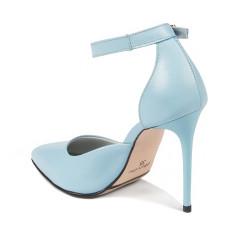 Women stylish, elegant shoes 1296 bleu