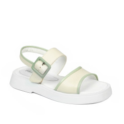 Women sandals 5094 beige combined