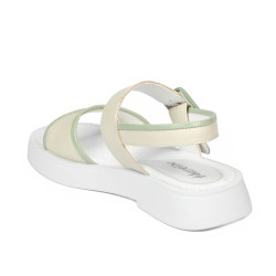 Women sandals 5094 beige combined