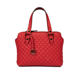 Women shoulder bag 011g red coral