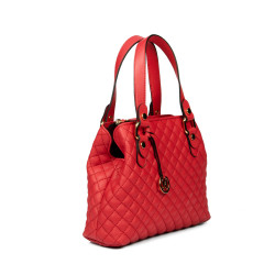 Women shoulder bag 011g red coral
