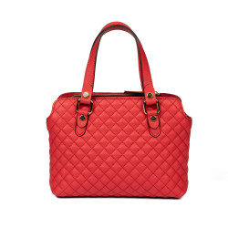 Women shoulder bag 011g red coral