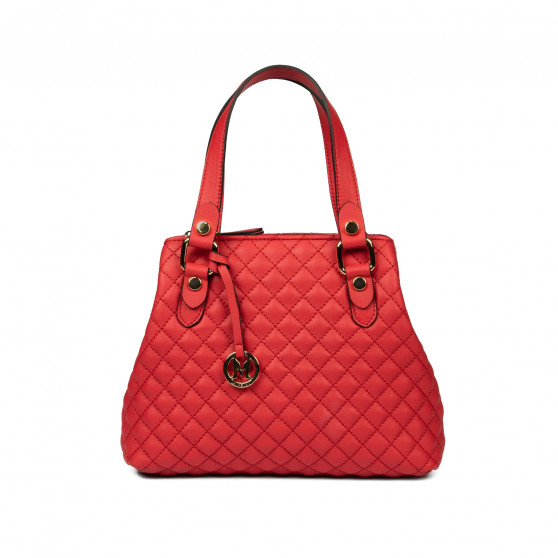 Women shoulder bag 011g red coral