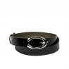 Women belt 35m black florantic