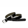Women belt 35m black florantic