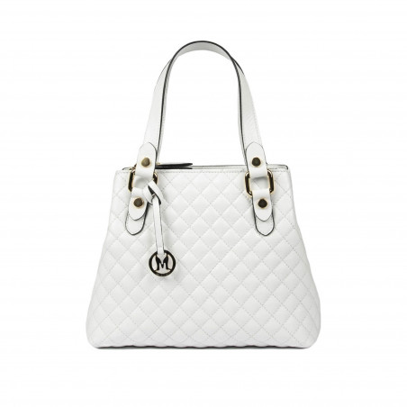 Women shoulder bag 011g white