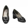 Women stylish, elegant shoes 1274-1 black