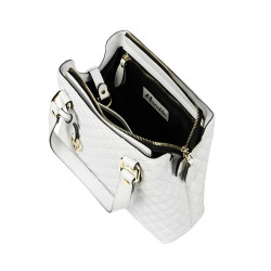 Women shoulder bag 011g white