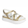 Women sandals 5100 golden combined