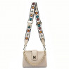 Women shoulder bag 003g 01 beige