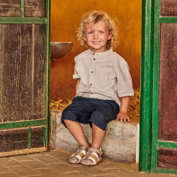 Small children sandals 75c cappuccino combined lifestyle