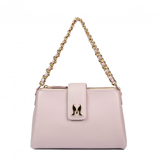 Women shoulder bag 003g pink lila