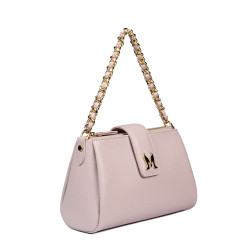 Women shoulder bag 003g pink lila