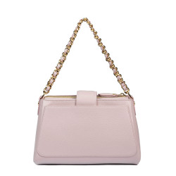 Women shoulder bag 003g pink lila