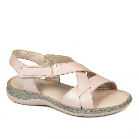 Women sandals 5047 pudra pearl