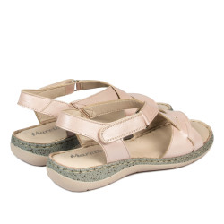 Women sandals 5047 pudra pearl