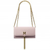 Women shoulder bag 008g pink lila caviar