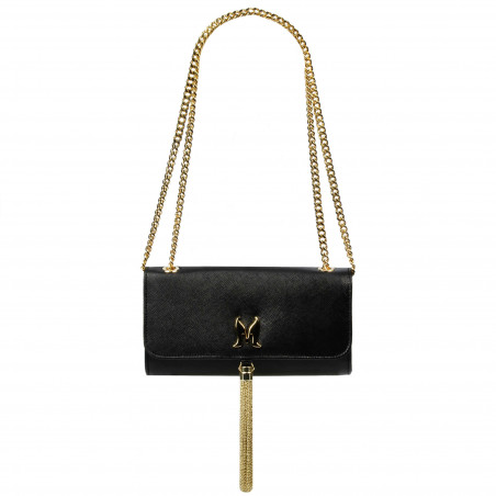 Women shoulder bag 008g black safiano