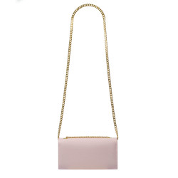 Women shoulder bag 008g pink lila caviar