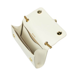 Women shoulder bag 008g beige latte caviar