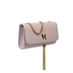 Women shoulder bag 008g pink lila caviar