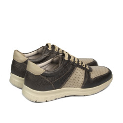 Teenagers stylish, elegant shoes 384 kaki combined