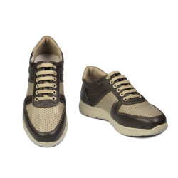 Teenagers stylish, elegant shoes 384 kaki combined