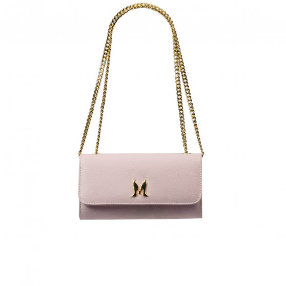 Women shoulder bag 012g pink lila caviar